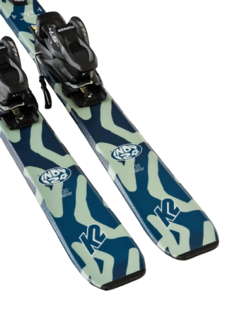 Ski K2 Indy + Legaturi Marker FDT 7.0 Copii 25/26 [2]