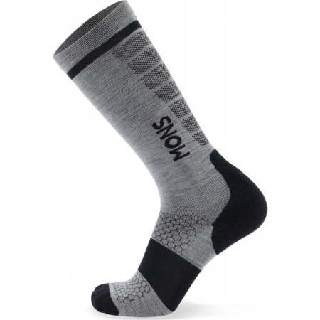 Sosete Snow - Sosete Merino Mons Royale Pro Lite Snow Grey Marl
