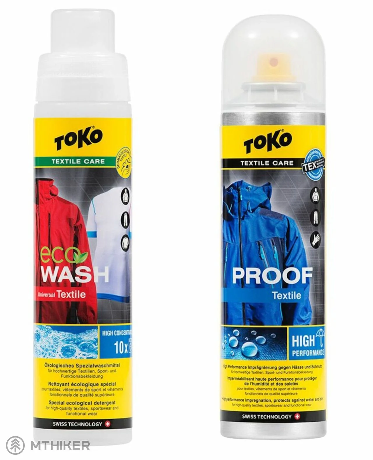 Intretinere echipament - Pachet TOKO Eco Textile Wash + Eco Textile Proof – High Performance