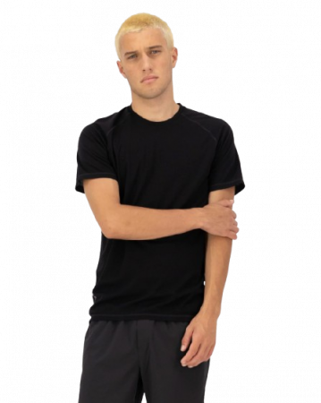 Tricou Barbati Mons Royale Temple Vert Lock Up Black [1]