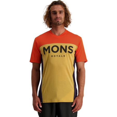 Tricou ciclism merino MONS ROYALE M REDWOOD ENDURO VT DESERT [0]