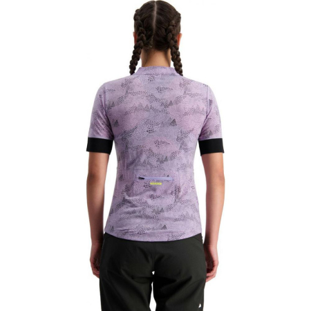 Tricou Merino Mons Royale Cadence Half Zip Lilac Micro [1]