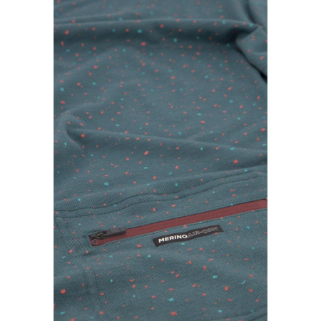 Tricou ciclism merino Mons Royale W Cadence Half Zip Terrazzo [4]