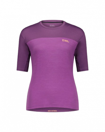 Tricou Femei Mons Royale Diversion SS ALU Ultraviolet/Boysenberry