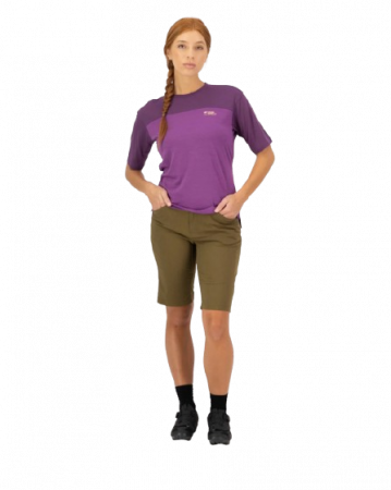 Tricou Femei Mons Royale Diversion SS ALU Ultraviolet/Boysenberry [3]