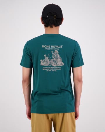 TRICOU MERINO MONS ROYALE ICON ROCK EVERGREEN [3]