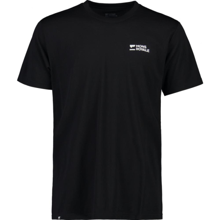 Tricouri Bike - Tricou Merino Mons Royale Icon Black