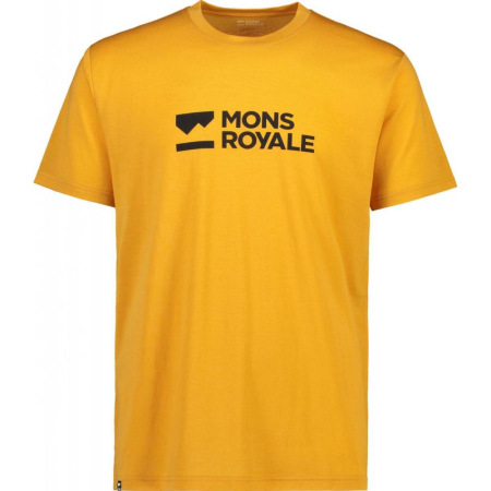 Tricouri - Tricou Merino Mons Royale Icon Thirt Gold