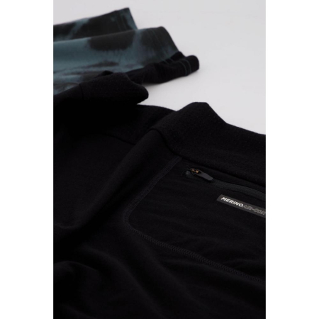 Tricou merino Mons Royale M Redwood Enduro VT Sage Tie Dye / Black [4]