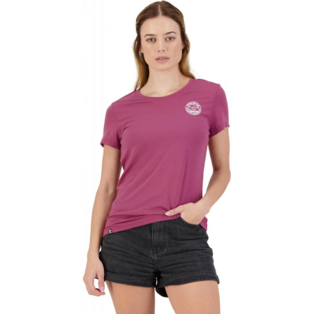 Tricou merino Mons Royale W Icon Tee Berry [1]