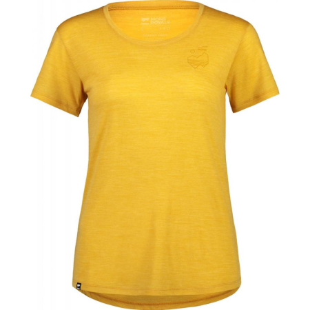 Tricouri - Tricou Merino Mons Royale Zephyr Merino Cool Tee Gold