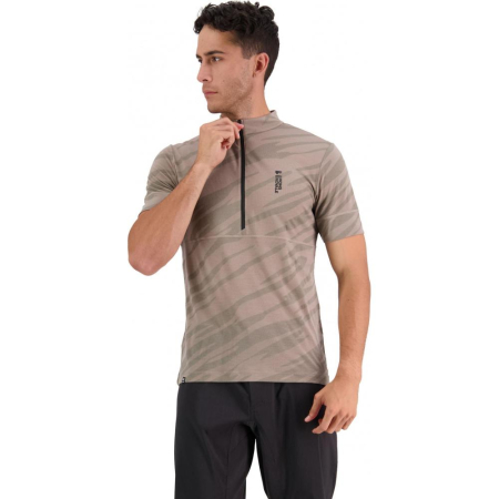 Tricou Merino Mons Royale Half Zip Cadence [1]