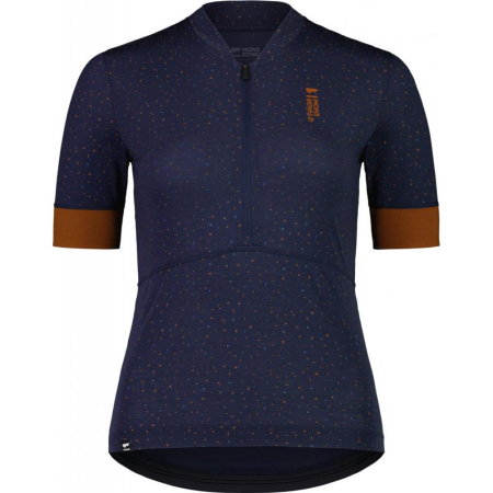 Tricouri Bike - Tricou Merino Mons Royale Half Zip Midnight