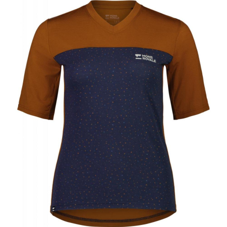 Tricouri Bike - Tricou Merino Mons Royale Outdoor MTB Redwood