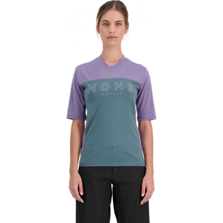 Tricou Merino Mons Royale Outdoor MTB Thistle [1]