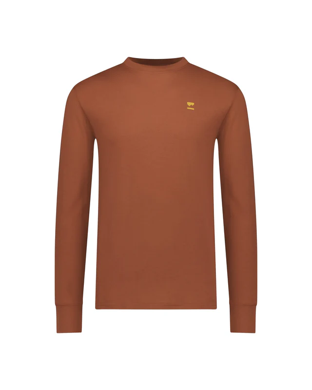 First layer - Bluza Mons Royale Barbati First Layer Yotei Classic Sienna