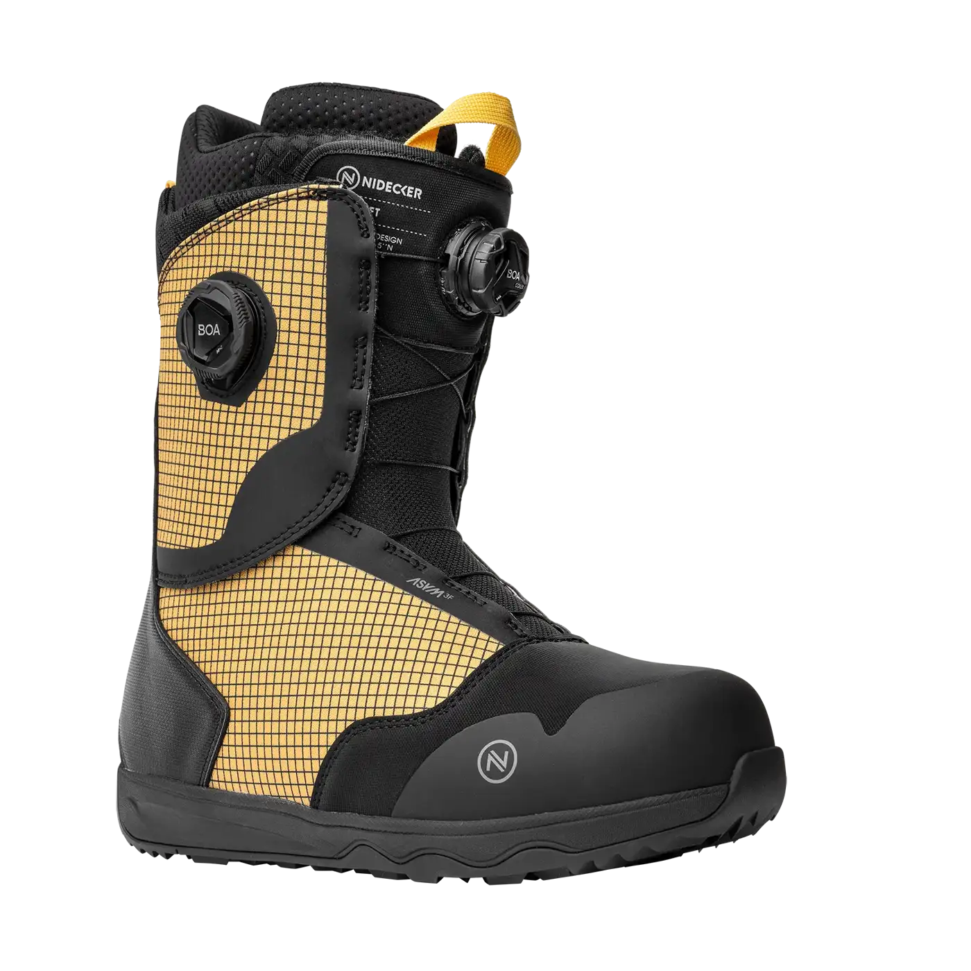 Snowboard - Boots Snowboard Nidecker Barbati Rift Yellow/Black 25/26