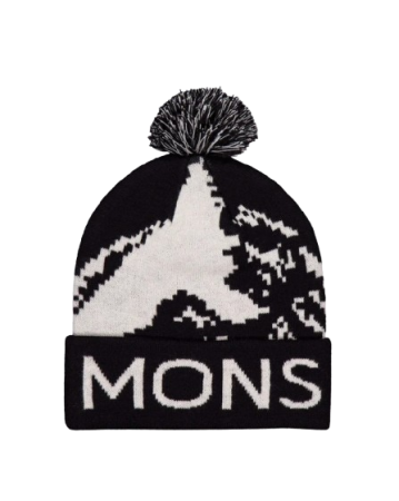 Caciuli - Caciula Mons Royale Mtn Pixel Pom Pom Black White