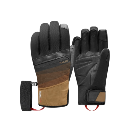 Imbracaminte - Manusi Schi Racer Majesty-S Black/Camel