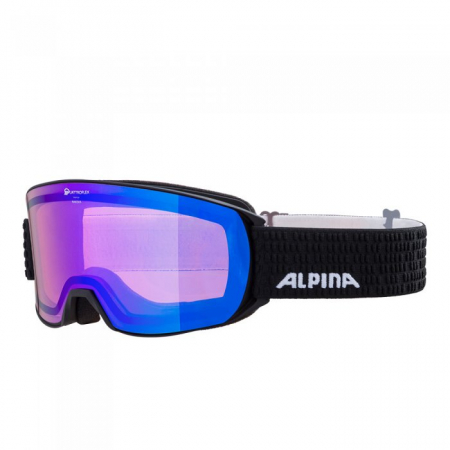 Accesorii - Ochelari Alpina Nakiska black matt Q blue