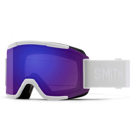 Accesorii - Ochelari Snowboard Smith Squad White Vapor ChromaPop Evday Violet Mirror Clear