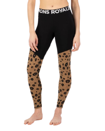 First layer - Pantaloni Mons Royale Femei First Layer Cascade Aoraki Lily Toffee