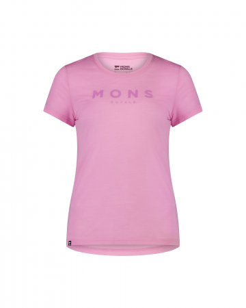 Tricouri Bike - TRICOU MERINO MONS ROYALE AIR CON POP PINK