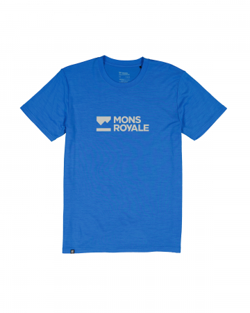Tricouri Bike - TRICOU MERINO MONS ROYALE ICON LOCK UP BLUE