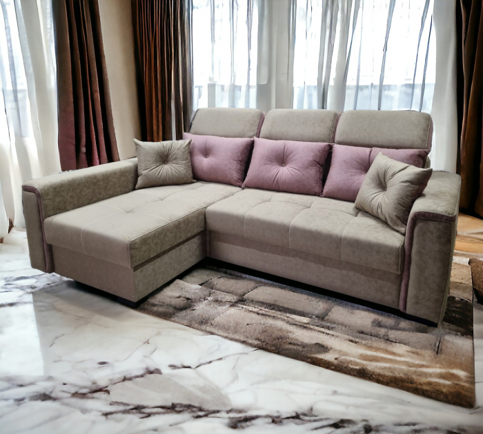 Coltar extensibil Paris Tip 1 Lux, 2 locuri, cu lada depozitare, 2480 x 1680 cu tetiera ridicata/1780 cu tetiera intinsa, de stanga [7]