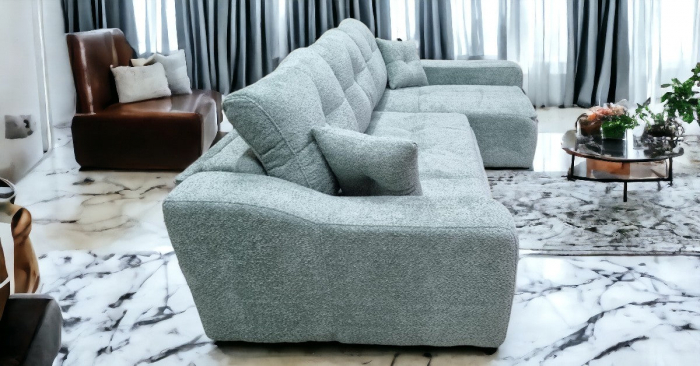 Coltar extensibil Roma Tip 1, Verde Mint, cu lada depozitare, 2570 x 1660 [5]