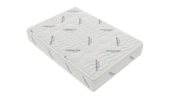 Saltea cu arcuri Pocket HypoallergenicMed® Safe Relax HoReCa, înălțime 25 cm, ortopedică, husă tratament antialergic, fermitate mediu-tare [7]