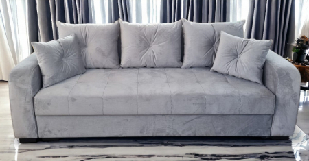 Canapea extensibila Lima, 3 locuri, Gri, 2400 x 1000 [2]