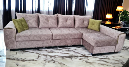 Coltar extensibil Milano Tip 2, Grej, cu lada depozitare, 3340 x 1650 [3]