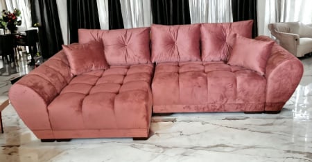 Coltar extensibil Palermo Tip 1, Rosu, cu lada depozitare, 3000 x 1500 [1]