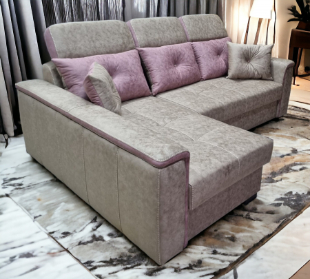 Coltar extensibil Paris Tip 1 Lux, 2 locuri, cu lada depozitare, 2480 x 1680 cu tetiera ridicata/1780 cu tetiera intinsa, de stanga [8]