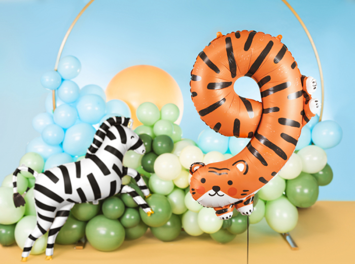 Balon din folie, PartyDeco, Tiger, Multicolor, 87 cm [4]