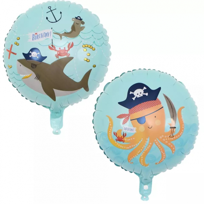 Balon folie animale marine, model rotund, 45 cm [2]