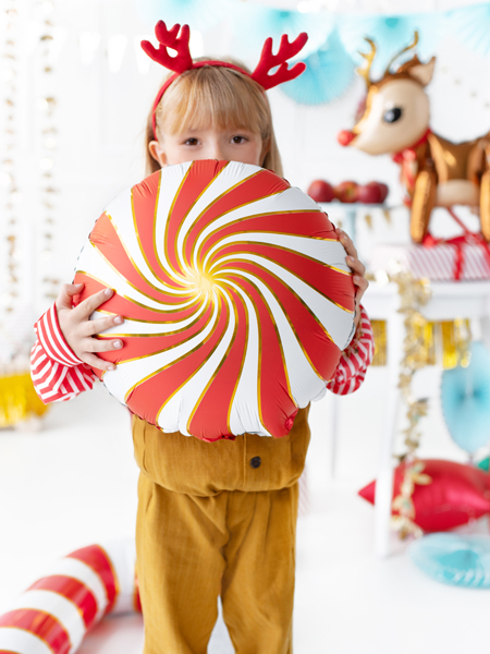 Balon folie Candy, rosu, 35 cm [2]