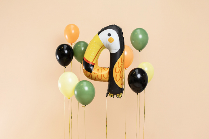 Balon Folie Cifra 4 Tucan, 68x91cm [2]