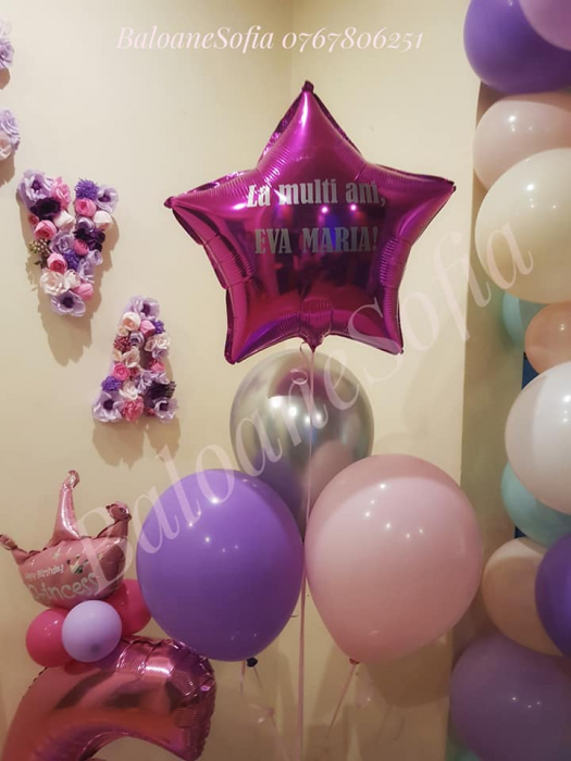 Balon folie stea personalizata [6]
