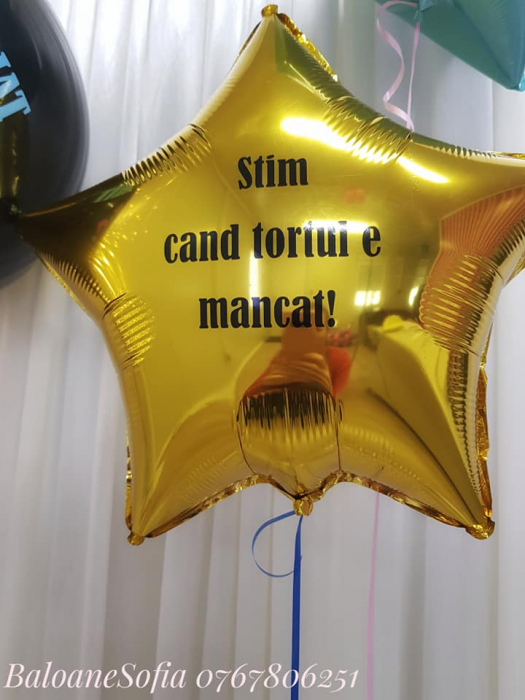 Balon folie stea personalizata [5]