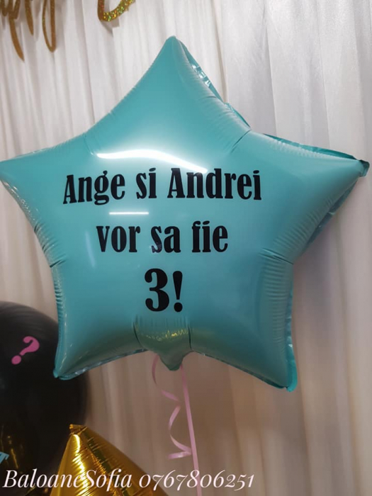 Balon folie stea personalizata [4]