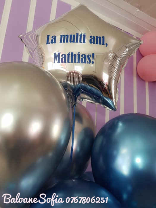 Balon folie stea personalizata [2]
