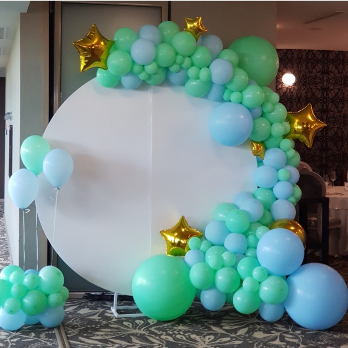 Balon latex 12 inch verde menta pastel [2]