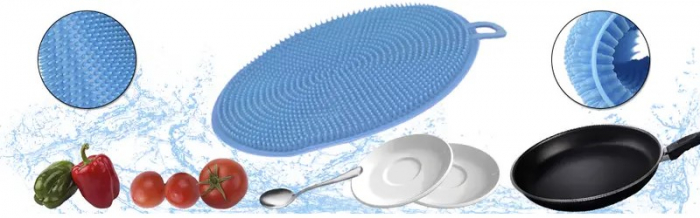 Burete de silicon, rotund, mov [3]