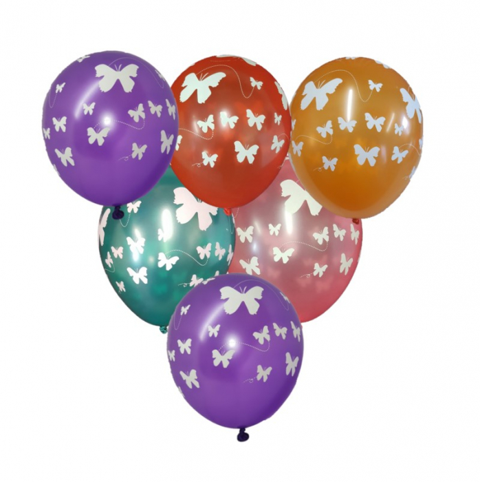 Set 6 baloane latex multicolore [1]