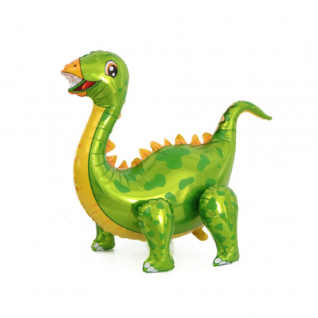 Baloane folie personaje - Balon folie 4D, dinozaur, verde, 1 bucata, 57,5 cm x 92 cm