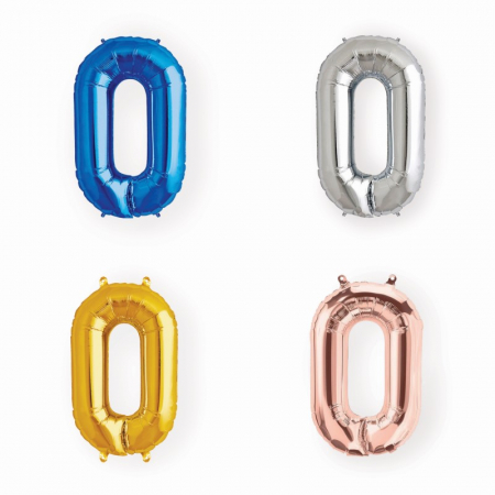 Produse - Balon folie cifra 0, 101 cm