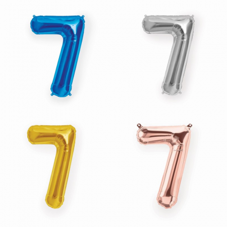 Baloane cifre - Balon folie cifra 7, 35 cm