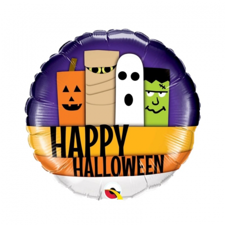 Halloween - Balon folie model rotund Halloween 3
